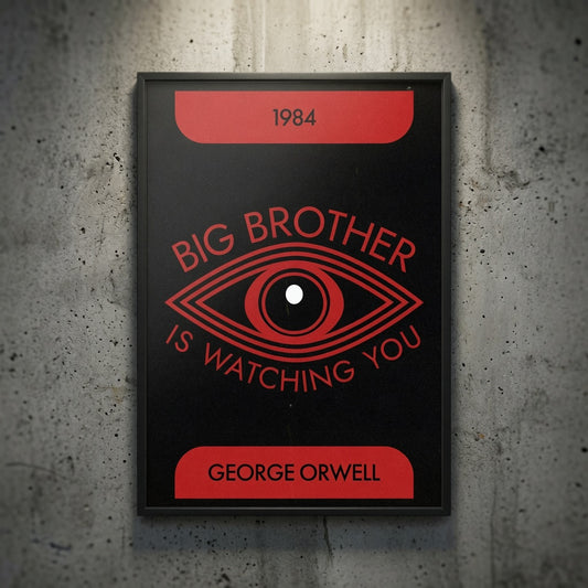 1984 George Orwell Poster — Big Brother Is Watching You